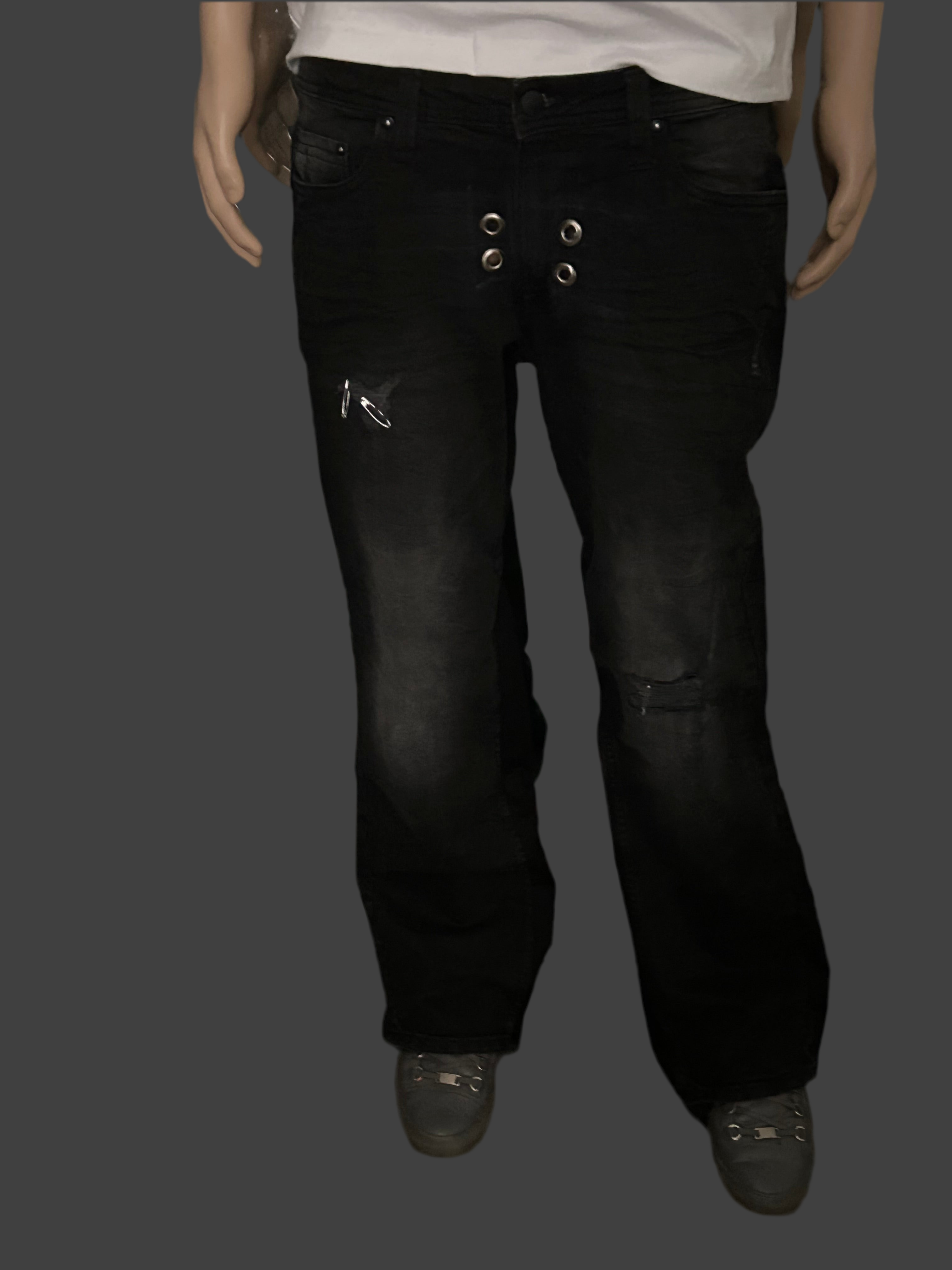 Black SF Flared Jeans