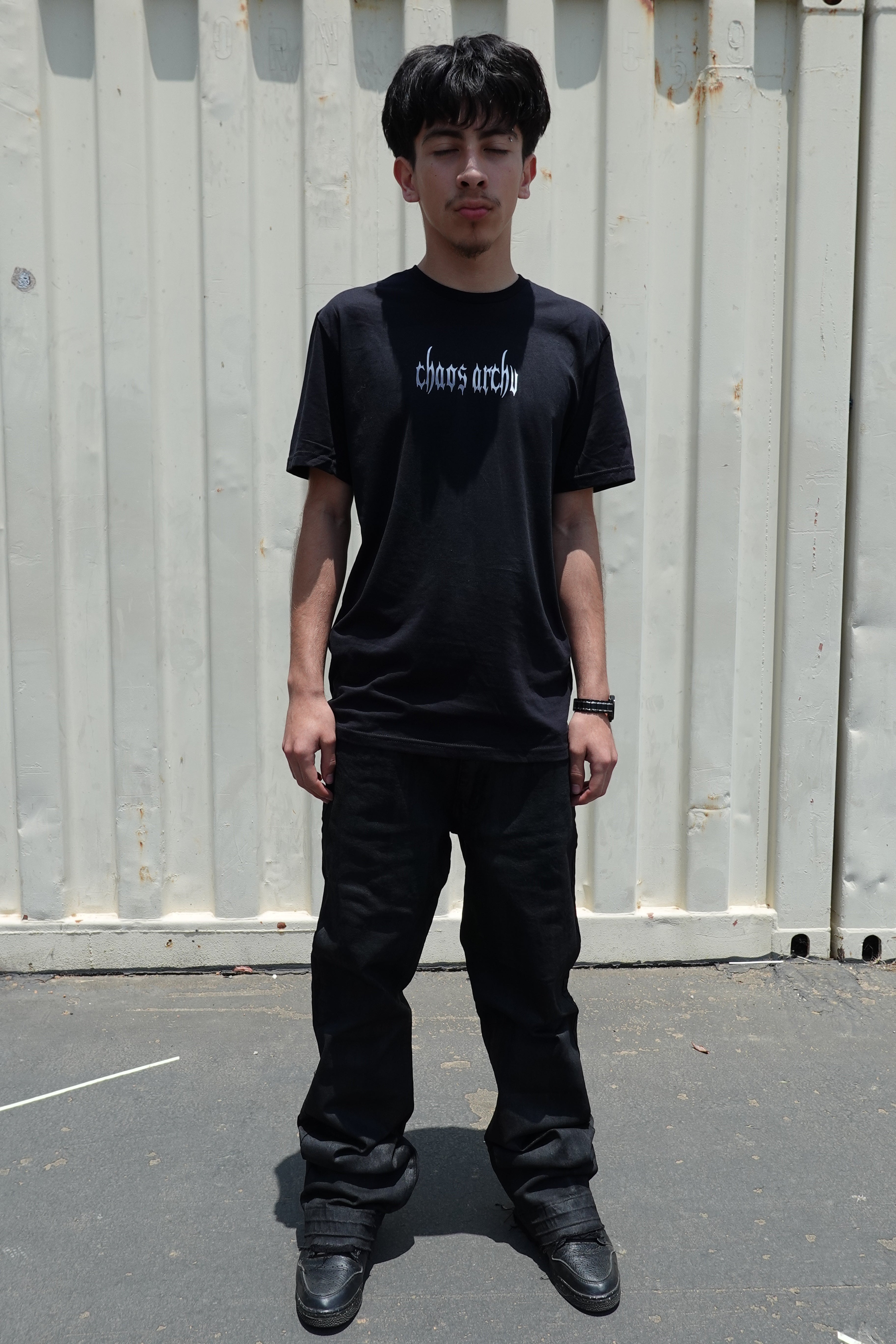 Waxed Bootcut Jeans