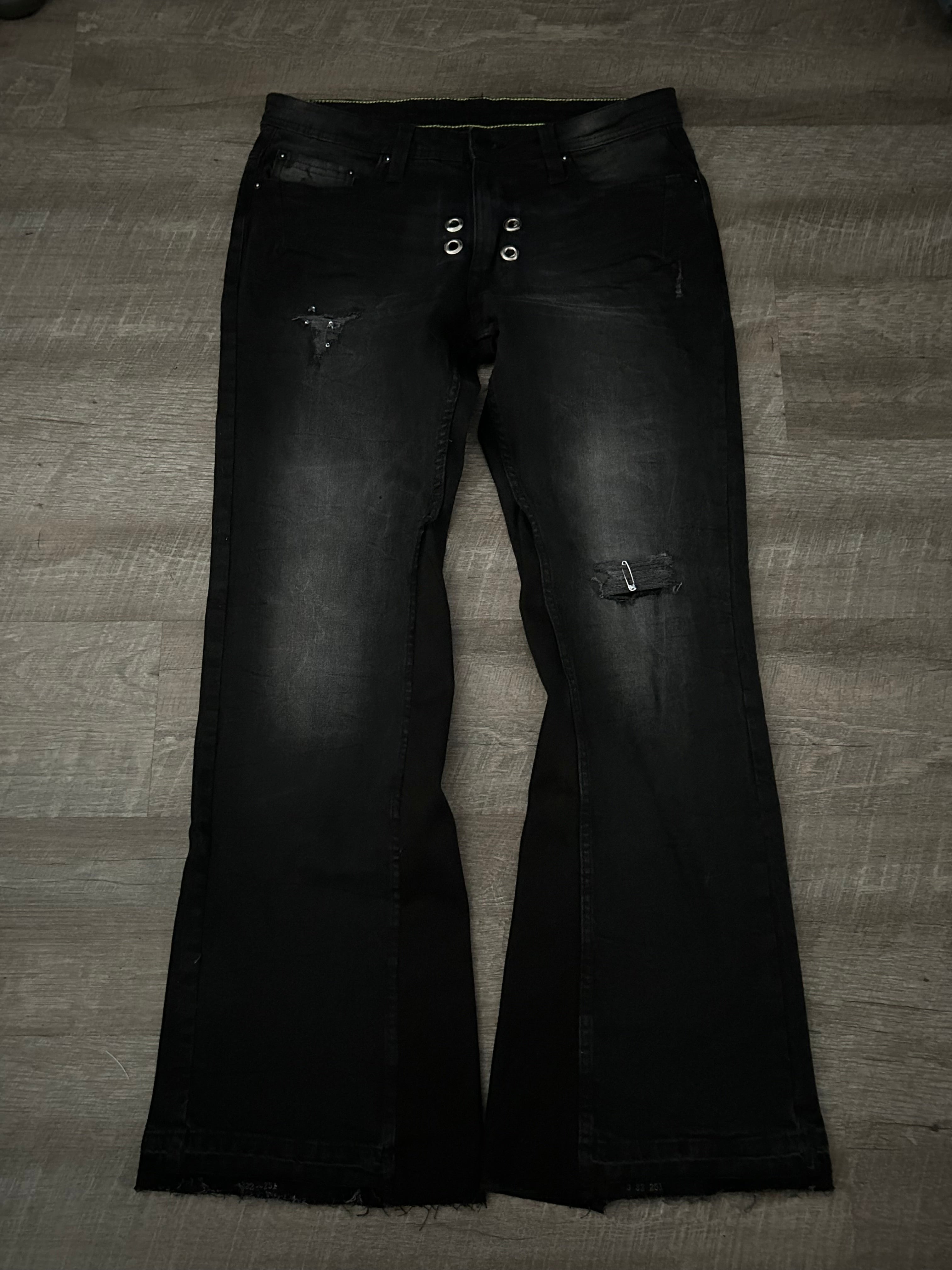 Black SF Flared Jeans