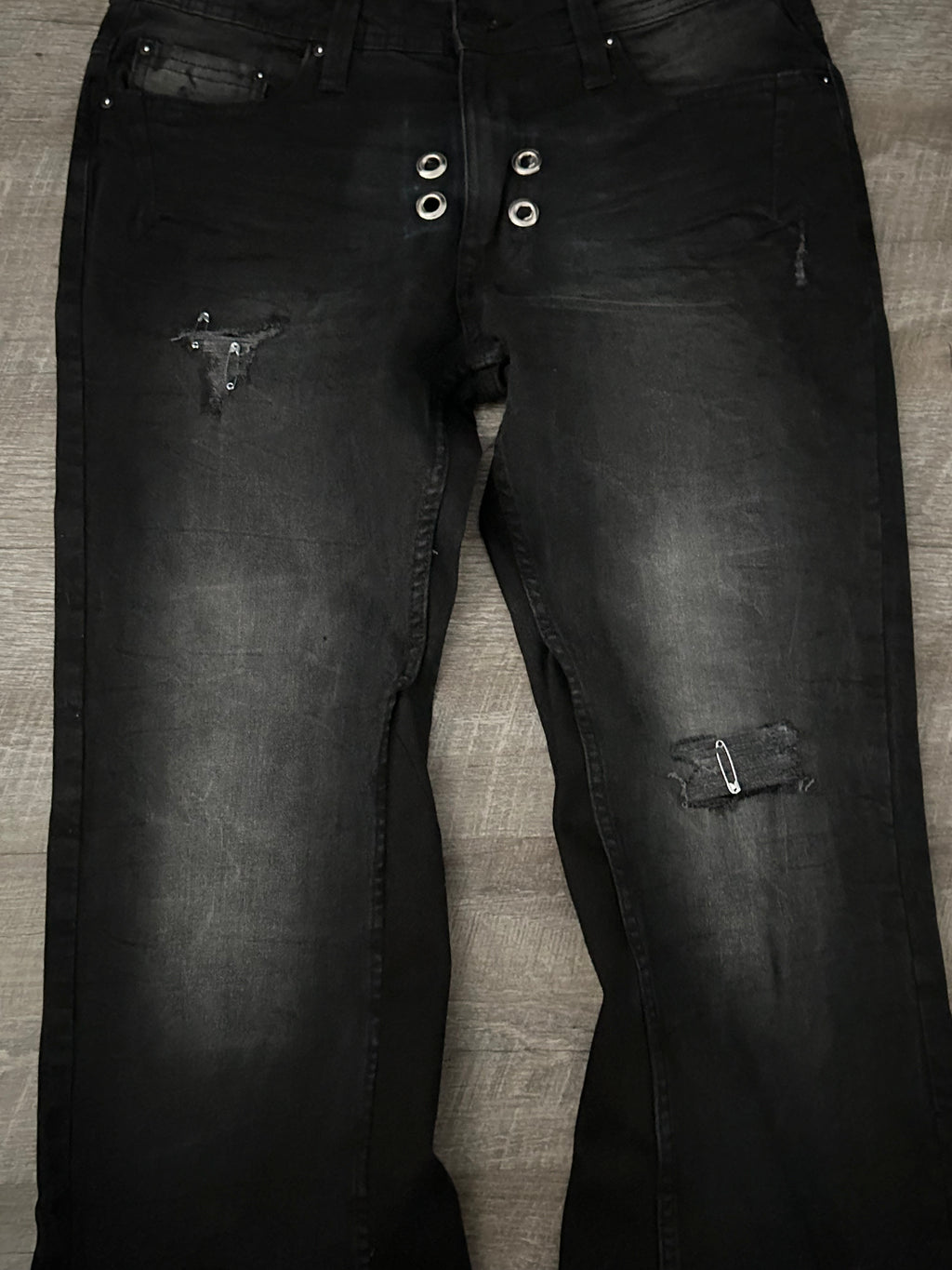 Black SF Flared Jeans