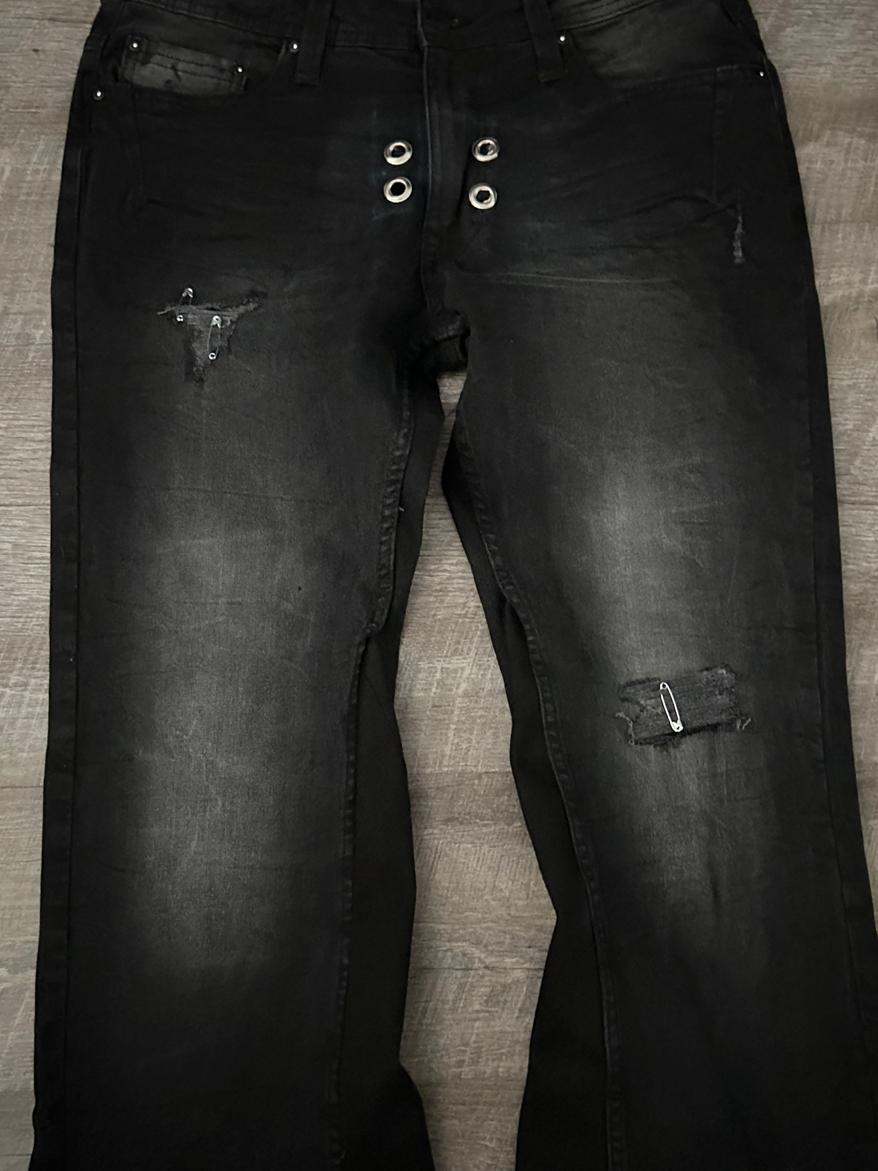 Black SF Flared Jeans