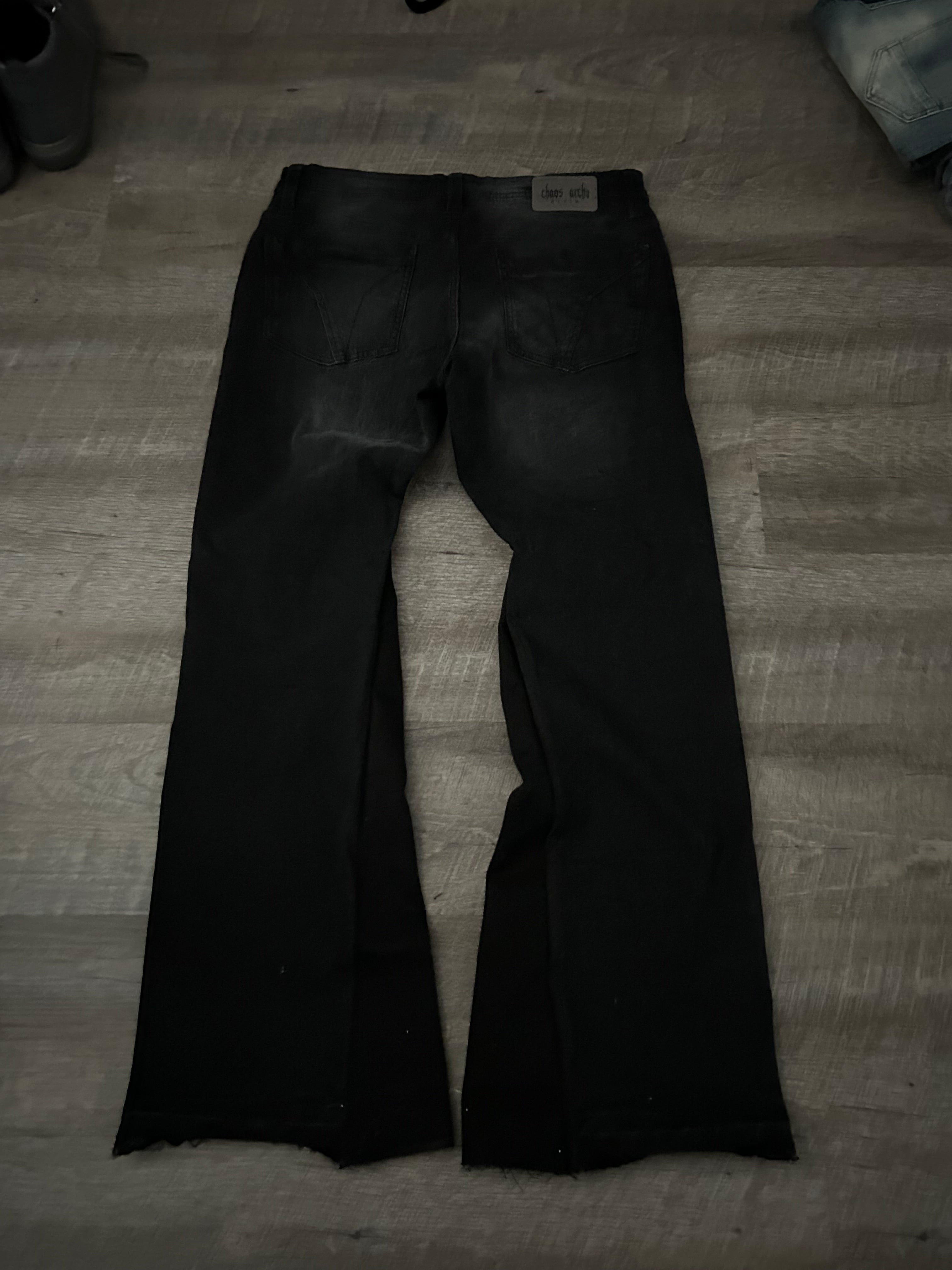 Black SF Flared Jeans